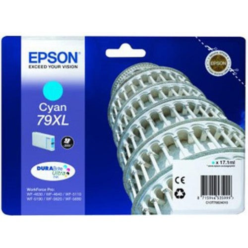 Epson C13T79024010/79XL Ink cartridge cyan high-capacity, 2K pages 17.1ml for Epson WF 4630/5110