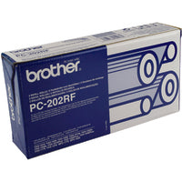 Brother PC-202RF Thermal-transfer roll, 2x420 pages Pack=2 for Brother Fax 1010