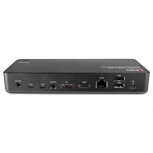 Lindy 2 Port Type C MST KVM Docking Station