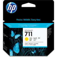 HP CZ136A/711 Ink cartridge yellow 29ml Pack=3 for HP DesignJet T 520