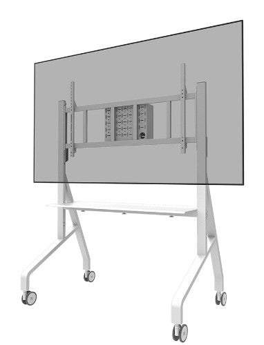 Neomounts FL50-575WH1 TV trolley 65-110" - fast installation - TÜV