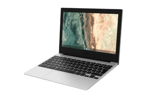 Samsung Galaxy Chromebook Go Intel® Celeron® N4500 27.9 cm (11") HD 4 GB LPDDR4x-SDRAM 64 GB eMMC Wi-Fi 6 (802.11ax) ChromeOS Silver
