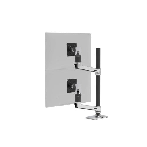 Ergotron LX Series LX Dual Stacking Arm Tall Pole 101.6 cm (40") Desk Aluminium