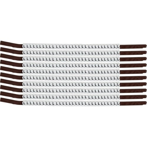 Brady SCN-15-L cable marker Black, White Nylon 300 pc(s)