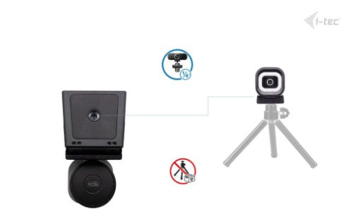 i-tec SOLOMON 700 STREAM 4K Webcam Ring Light