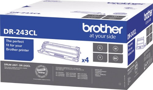 Brother DR-243CL Drum kit black cyan magenta yellow, 4x18K pages Pack=4 for Brother HL-L 3210