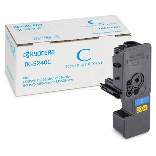Kyocera 1T02R7CNL0/TK-5240C Toner-kit cyan, 3K pages ISO/IEC 19798 for Kyocera M 5526