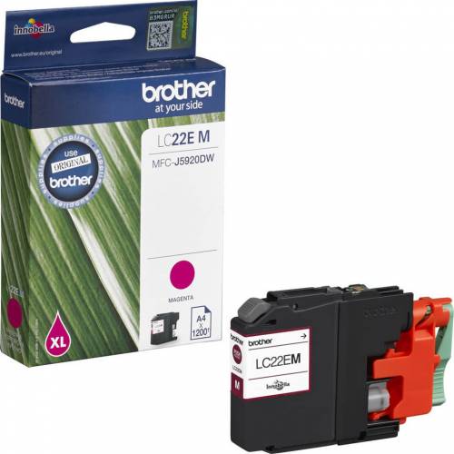 Brother LC-22EM Ink cartridge magenta, 1.2K pages ISO/IEC 24711 11,8ml for Brother MFC-J 5920