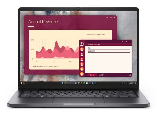 DELL Pro 14 PC14250 Intel Core 5 120U Laptop 35.6 cm (14") Full HD+ 16 GB DDR5-SDRAM 512 GB SSD Wi-Fi 6E (802.11ax) Windows 11 Pro UK English Black