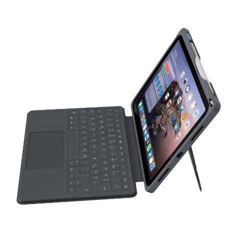 DEQSTER Smart Rugged Touch PLUS Keyboard for iPad 10.9" (10th Gen.), QWERTY Layout