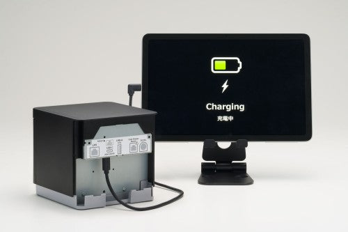 Star Micronics MCP31CBI BK E+U, mPOS Receipt Printer - 400mm/s Direct Thermal, 58/80mm paper width, Bluetooth, USB-C with Power Delivery for iOS / Android, Ethernet LAN, USB-A peripheral hub, CloudPRNT Next, Black Case, EU UK, 24VDC PS included