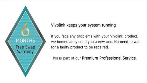 Vivolink VL120004 audio amplifier 2.0 channels Home Black