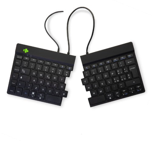 R-Go Tools Ergonomic keyboard R-Go Split Break v2 with break software, ergonomic split keyboard, QWERTY (IT), Wired, black