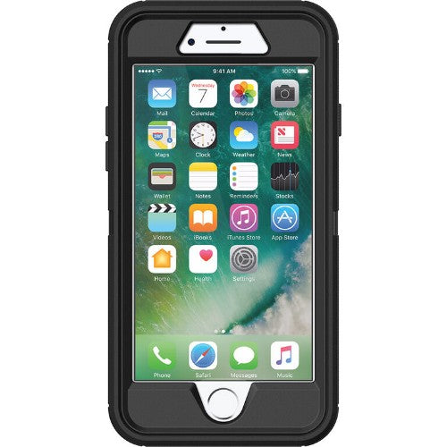 OtterBox Defender Series for Apple iPhone SE (2nd gen)/8/7, black - No retail packaging