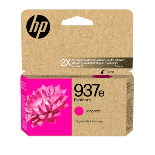 HP 4S6W7NE/937E Printhead cartridge magenta Evomore, 1.65K pages ISO/IEC 19752 for HP OJ Pro 9100/e
