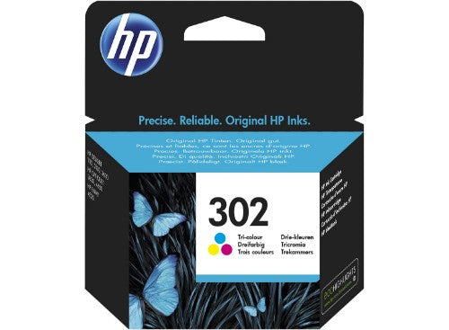 HP F6U65AE/302 Printhead cartridge color, 150 pages ISO/IEC 24711 4ml for HP DeskJet 1110/2130/OfficeJet 5200
