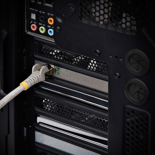 StarTech.com 1-Port 2.5Gbps NBASE-T PCIe Network Card, Intel® I225-V, Single-Port Computer Network Card, Ethernet MultiGigabit NIC, PCI Express Server LAN Card