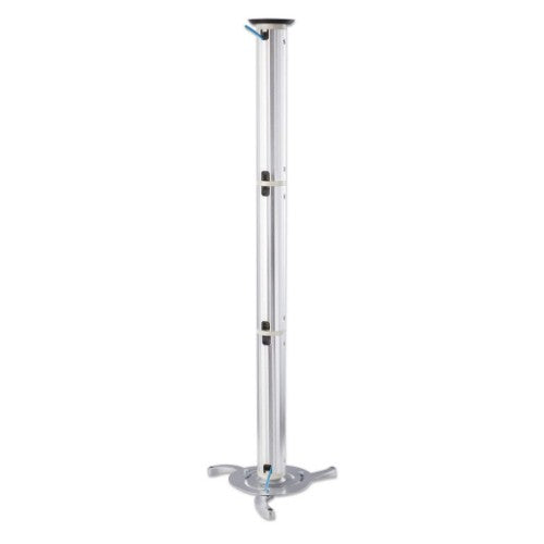 Manhattan Projector Mount, Ceiling, Universal, Tilt & Swivel, Height Range: 13 to 106cm, Max 10kg, Silver, Lifetime Warranty