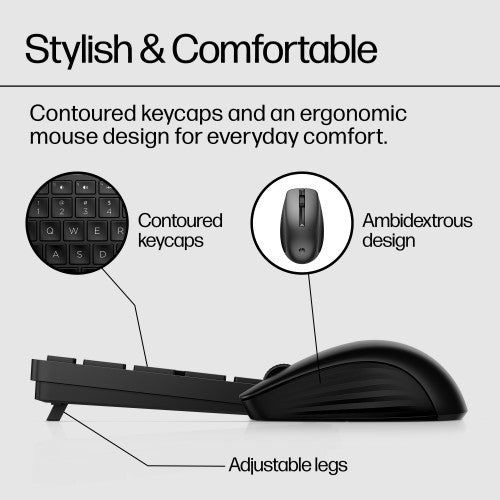 HP 650 Wireless Keyboard and Mouse Combo