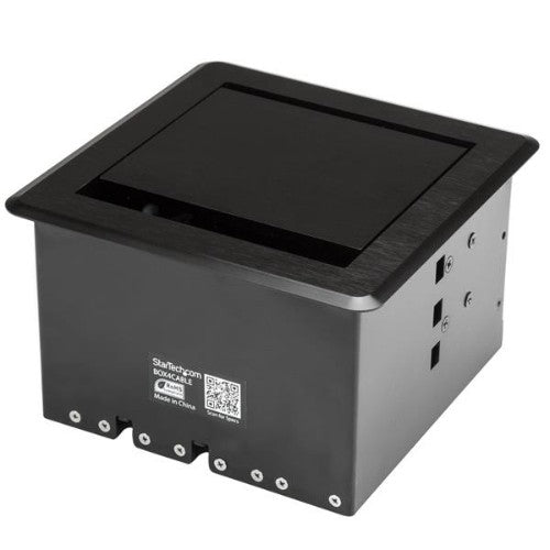 StarTech.com Conference Table Cable Management Box - Table Top - Conference Room AV - Conference Table Connectivity Box