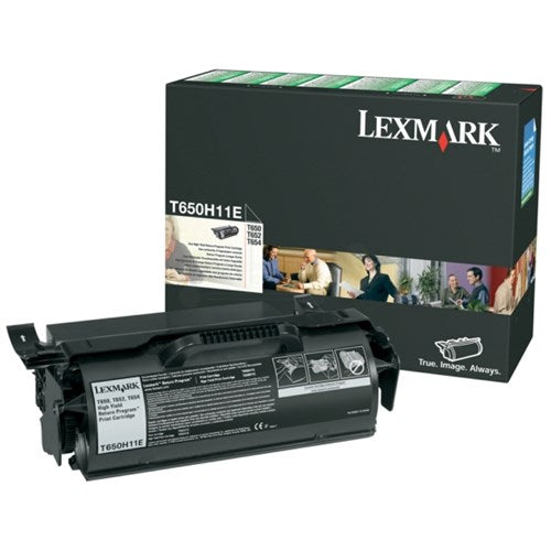 Lexmark T650H11E Toner cartridge black return program, 25K pages ISO/IEC 19752 for Lexmark T 650/654