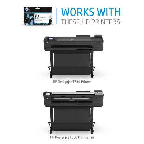 HP F9J67A/728 Ink cartridge cyan 130ml for HP DesignJet T 730/830