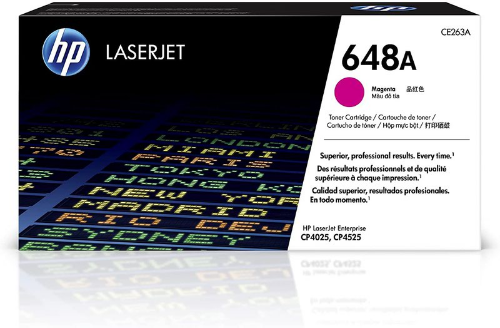 HP CE263A/648A Toner cartridge magenta, 11K pages ISO/IEC 19798 for HP CLJ CP 4025/4520