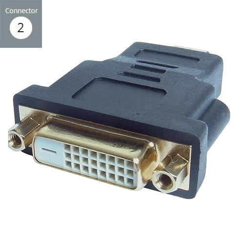 connektgear HDMI to DVI-D Monitor Adapter - Male to Female (24+1)