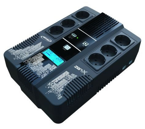Infosec Zen-X 800 uninterruptible power supply (UPS) Line-Interactive 0.8 kVA 0.48 W 6 AC outlet(s)