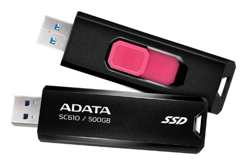 ADATA SC610 500 GB USB Type-A 3.2 Gen 2 (3.1 Gen 2) Black