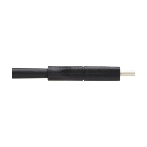 Tripp Lite U420-02M-RA USB-C Cable (M/M) - USB 3.2 Gen 1 (5 Gbps), Thunderbolt 3 Compatible, Right-Angle Plug, 2 m (6.6 ft.)