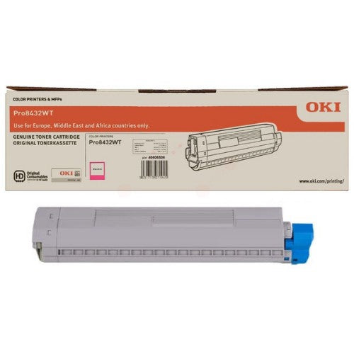 OKI 46606506 Toner-kit magenta, 10K pages ISO/IEC 19752 for OKI Pro 8432 WT