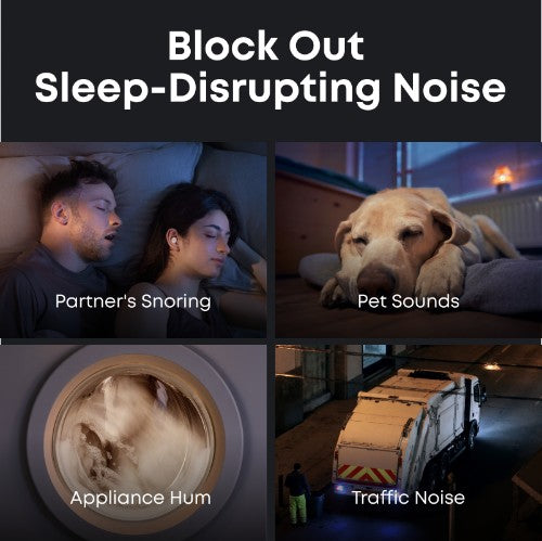 Soundcore Sleep A30 Earbuds, Sleep Earbuds with Active Noise Cancellation with Intelligent Snore Masking