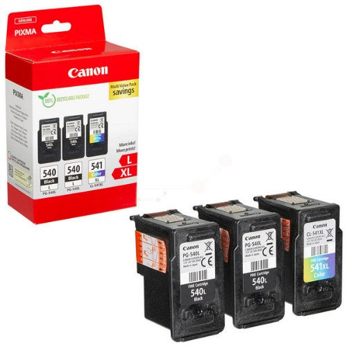 Canon 5224B017/PG-540L+CL-541XL Printhead cartridge multi pack 2x black +1x color Pack=3 for Canon Pixma MG 2150/MX 370