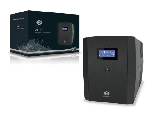 Conceptronic ZEUS 2200VA 1320W UPS, IEC + schuko socket