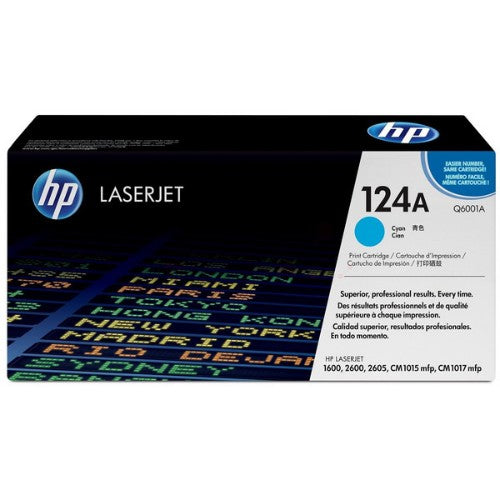 HP Q6001A/124A Toner cartridge cyan, 2K pages/5% for HP Color LaserJet 2600