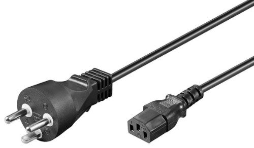 Microconnect PE120405R power cable Black 0.5 m Power plug type K C13 coupler