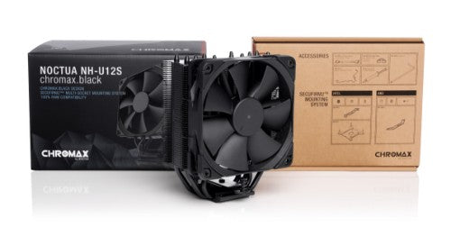 Noctua NH-U12S CHROMAX.BLACK Processor Heatsink/Radiator 12 cm 1 pc(s)