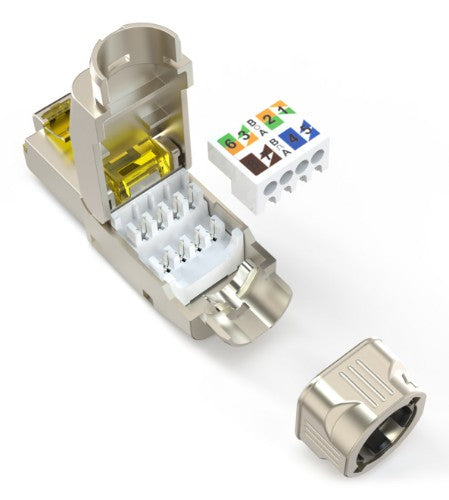 Digitus CAT 8.1 field connector, shielded, tool-free mounting connection