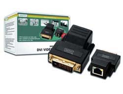 Digitus DVI extender via CAT5 / CAT6