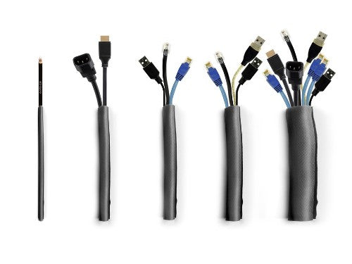 Multibrackets M Universal Cable Sock Self Wrapping 10mm White 25m