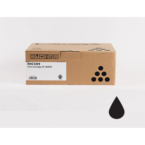 Ricoh 406523/SP3400LE Toner cartridge, 2.5K pages ISO/IEC 19752 for Ricoh Aficio SP 3500