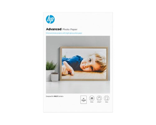 HP Advanced Photo Paper Glossy 250 g/m2 A3 (297 x 420 mm) 20 sheets