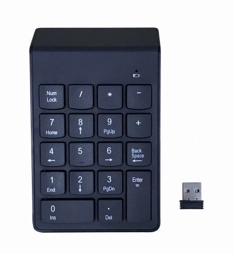 Gembird KPD-W-02 numeric keypad Laptop/PC Bluetooth Black