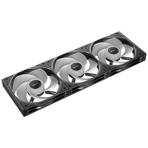 Antec 0-761345-40048-0 computer cooling system Computer case Fan 12 cm Black 3 pc(s)
