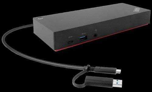 Lenovo 40AF0135EU laptop dock/port replicator Wired Black