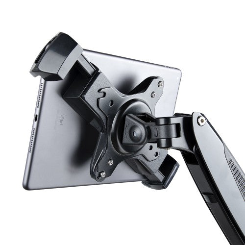 StarTech.com VESA Mount Adapter for Tablets 7.9 to 12.5in - Up to 2kg (4.4lb) - 75x75/100x100 VESA Patterns - Universal Anti-Theft Tablet VESA Mount Clamp - Secure Tablet Mount - Black