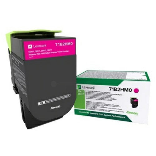 Lexmark 71B2HM0 Toner-kit magenta return program, 3.5K pages ISO/IEC 19752 for Lexmark CS 417/517