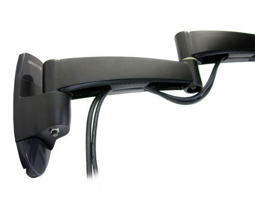 Ergotron 200 Series Wall Mount Arm, 2 Extensions 61 cm (24") Black