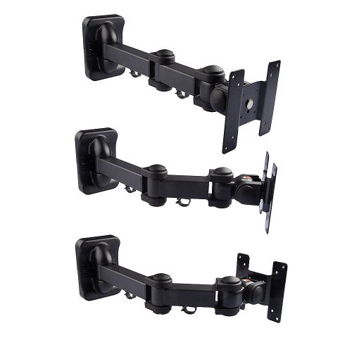 Lindy LCD and LED Multi Joint Cantilever TV Wall Bracket Mount upto 10kg, Black